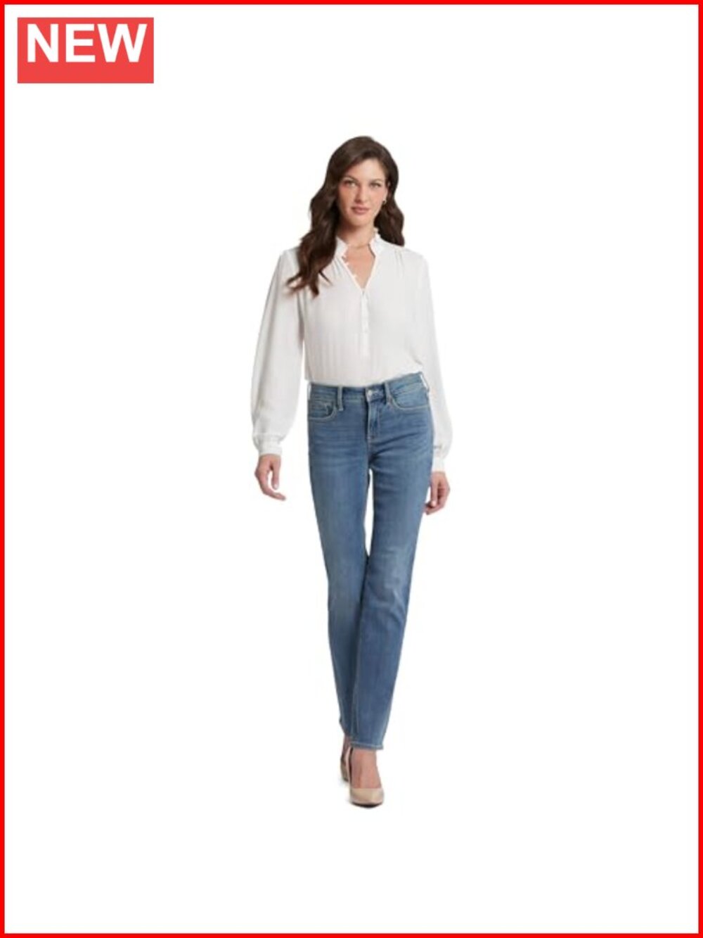 NYDJ Marilyn Straight Jeans Lift Tuck Slimming Denim